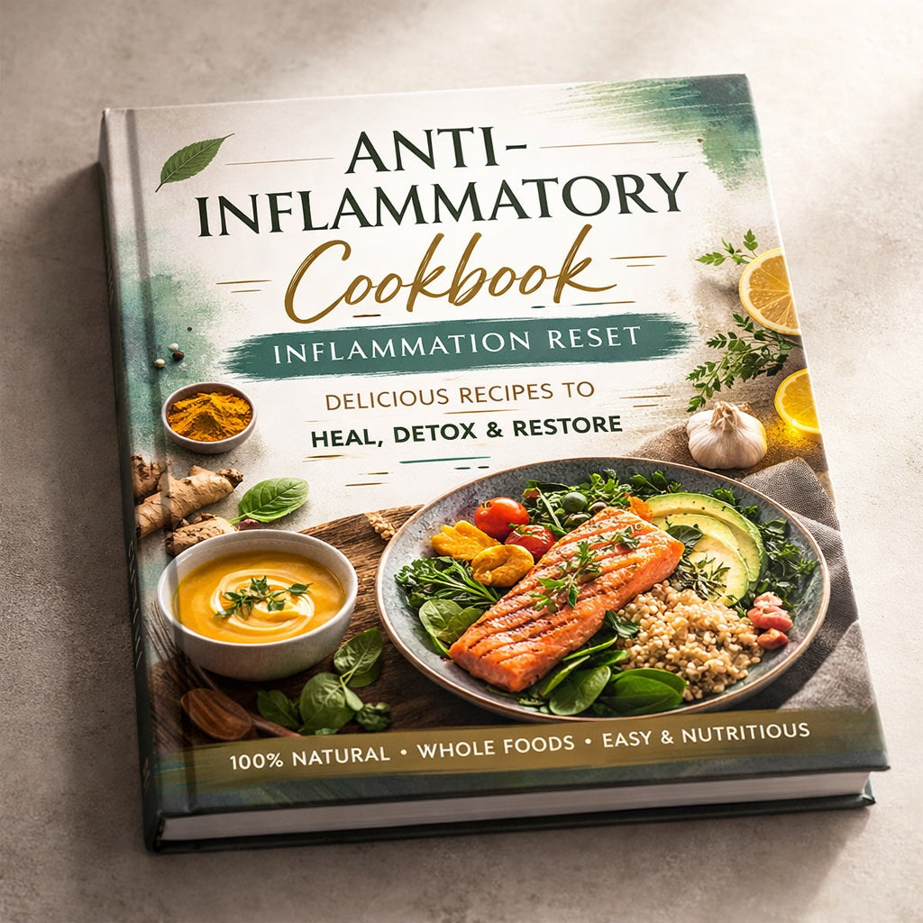 The Anti-Inflammatory Reset Cookbook - A Kitchen Guide to Reduce Inflammation & Boost Daily Energy | Paperback Book