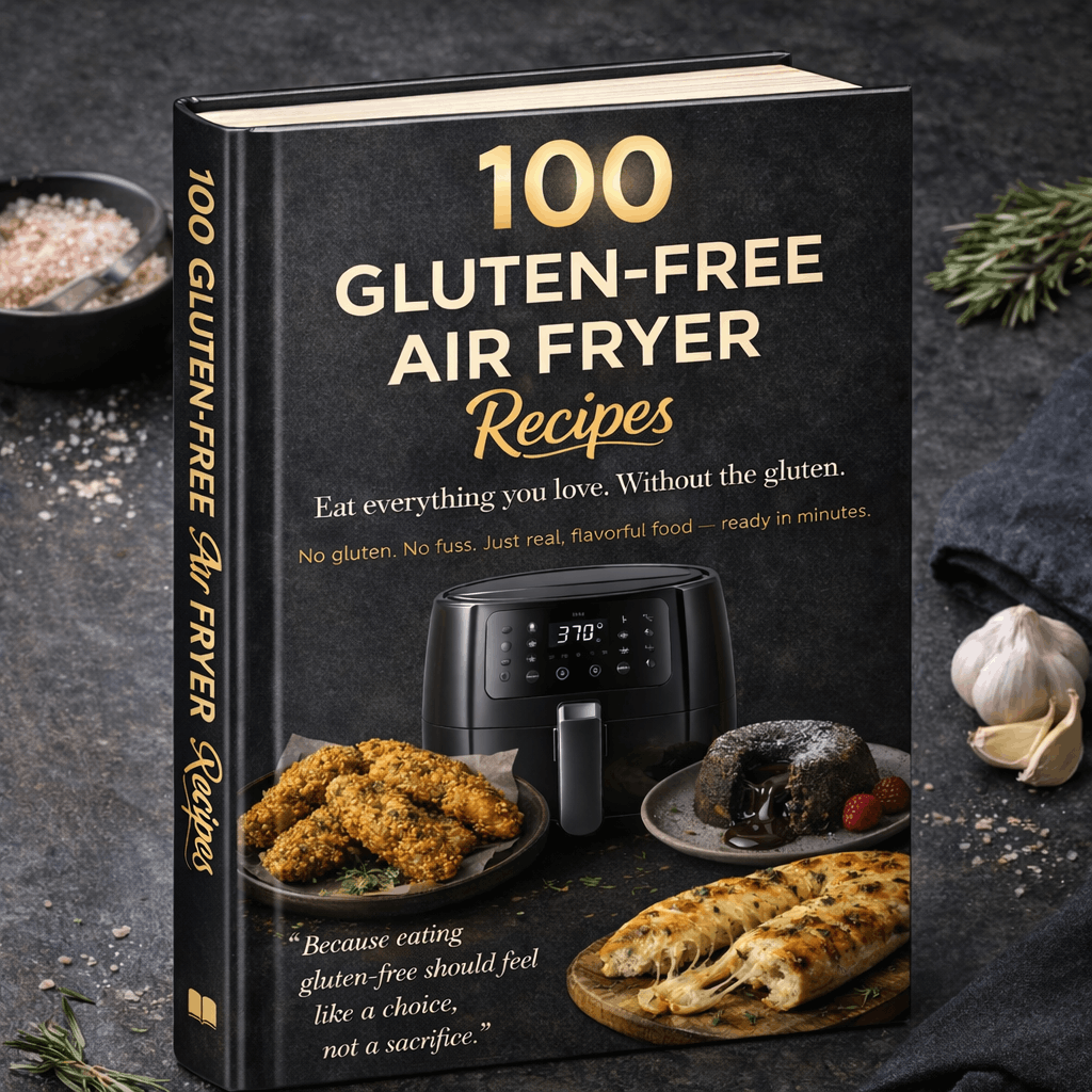 100 Gluten-Free Air Fryer Recipes The Anti-Inflammatory Reset Cookbook  | Paperback Book  | 100 Simple, Flavour-Packed Recipes for Everyday Cooking Quick, Healthy & Delicious Meals Ready in Minutes | Paperback Book