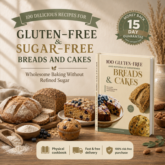 The Ultimate Gluten-Free & Sugar-Free Baking Collection | Paperback Book | 100 Bakery-Style Bread & Cake Recipes