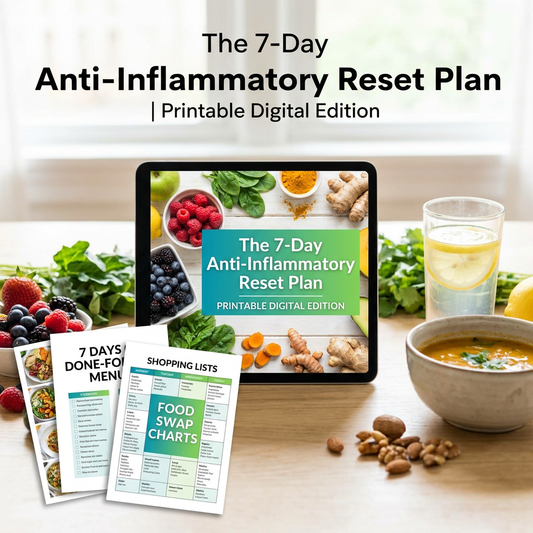 The 7-Day Anti-Inflammatory Reset Plan | Printable Digital Edition